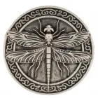 Design Gürtelschnalle Libelle silber von Umjubelt